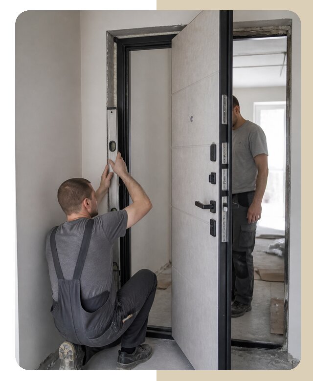 Установка дверей в новостройке в Егорьевске от 4557 р. | ДвериЛегко-Грь