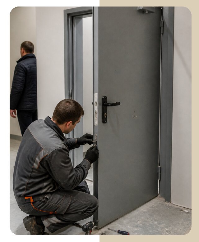Ремонт противопожарной двери в Егорьевске по цене 6582 р. | ДвериЛегко-Грь