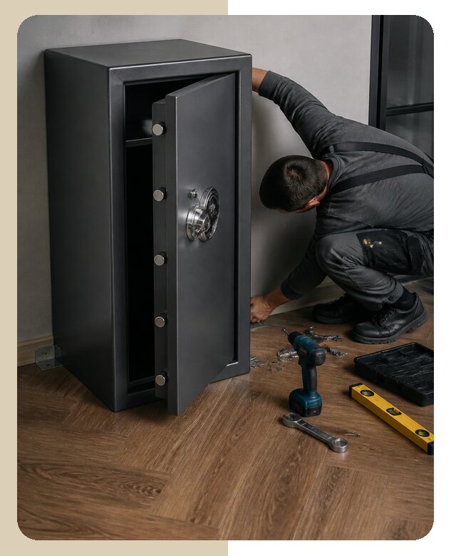 Ремонт крепления сейфа с выездом специалиста в Егорьевске