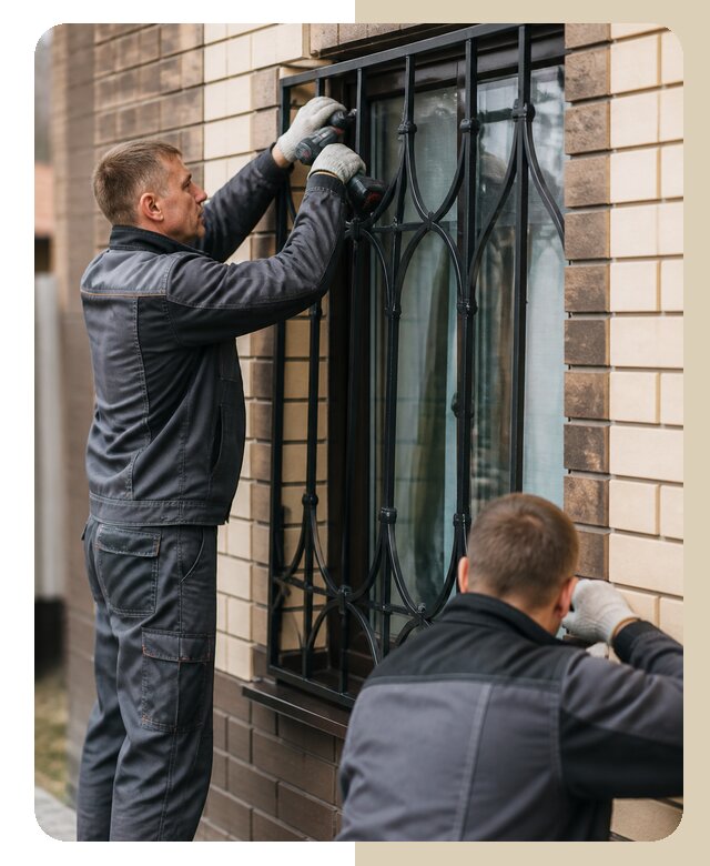 Установка решеток в дом в Егорьевске по цене от 3544 р. | ДвериЛегко-Грь